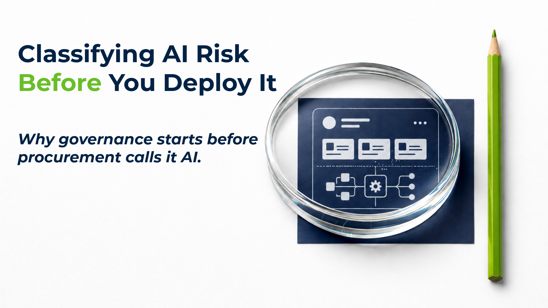 Classifying AI Risk Before You Deploy It