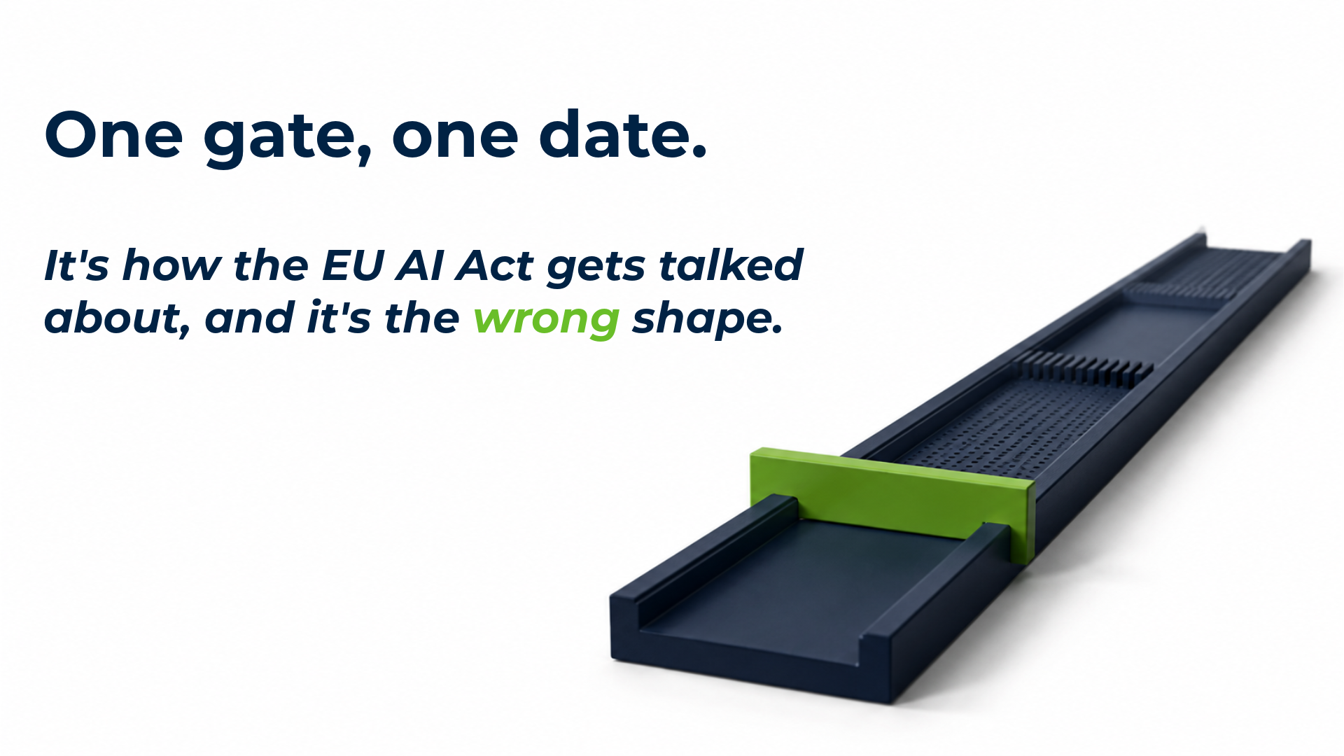 August 2026 Is Not the Deadline